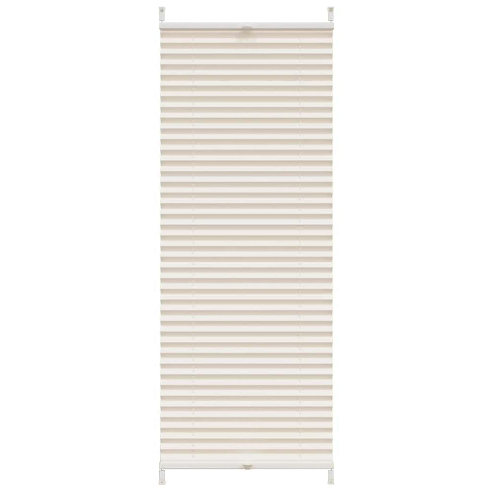 Pleated Blind Roller Blind Pleated Roller Blind 40x100cm Cream