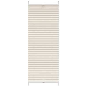 Pleated Blind Roller Blind Pleated Roller Blind 40x100cm Cream