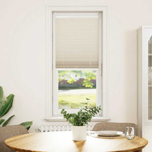 Pleated Blind Roller Blind Pleated Roller Blind 40x100cm Cream