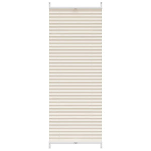 Pleated Blind Roller Blind Pleated Blind 40x125cm Cream