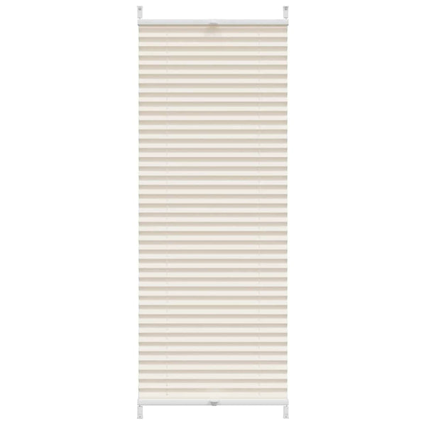 Pleated Blind Roller Blind Pleated Blind 40x125cm Cream