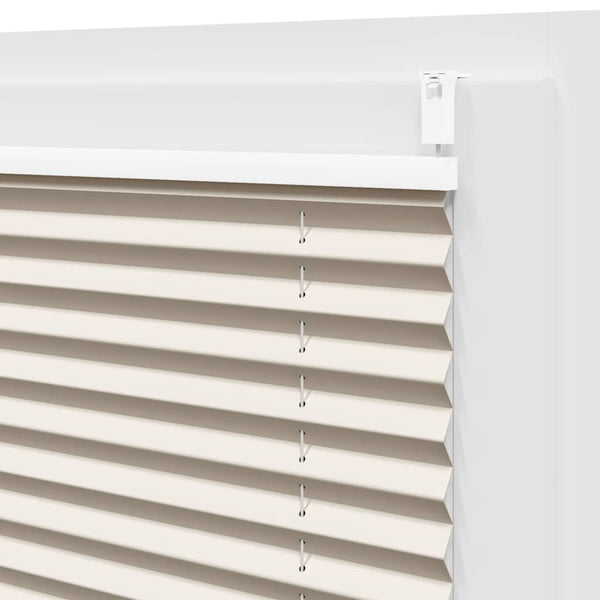 Pleated Blind Roller Blind Pleated Blind 40x125cm Cream