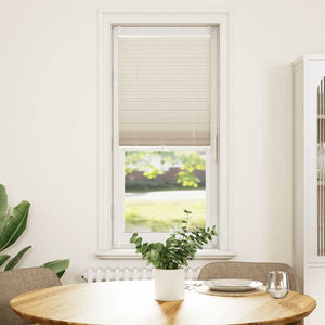 Pleated Blind Pleated Shade Roller Blind 40x150cm Cream