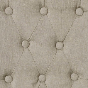 vidaXL Dining Chairs 2 pcs Camel Brown Fabric