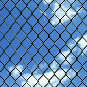 vidaXL Chain Link Fence with Posts and Ground Sleeves Steel 0.8x25 m