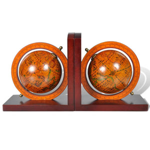 vidaXL Globe Bookends 2 pcs.