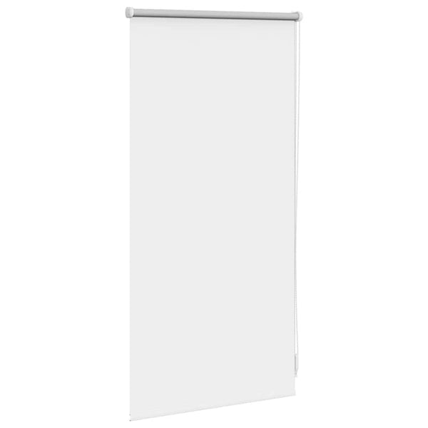 vidaXL Blackout Roller Blind 44.4 x 100 cm, Fabric Width 40 cm, White
