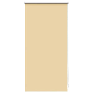 vidaXL Blackout Roller Blind 44.4 x 100 cm, Fabric Width 40 cm, Beige