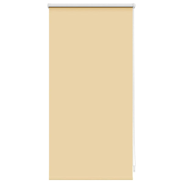 vidaXL Blackout Roller Blind 44.4 x 100 cm, Fabric Width 40 cm, Beige