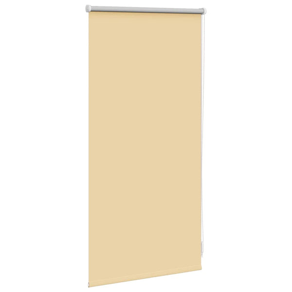 vidaXL Blackout Roller Blind 44.4 x 100 cm, Fabric Width 40 cm, Beige