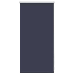 vidaXL Blackout Roller Blind 44.4 x 100 cm, Fabric Width 40 cm, Navy Blue