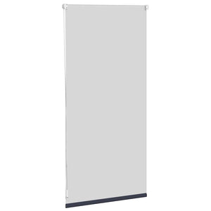 vidaXL Blackout Roller Blind 44.4 x 100 cm, Fabric Width 40 cm, Navy Blue