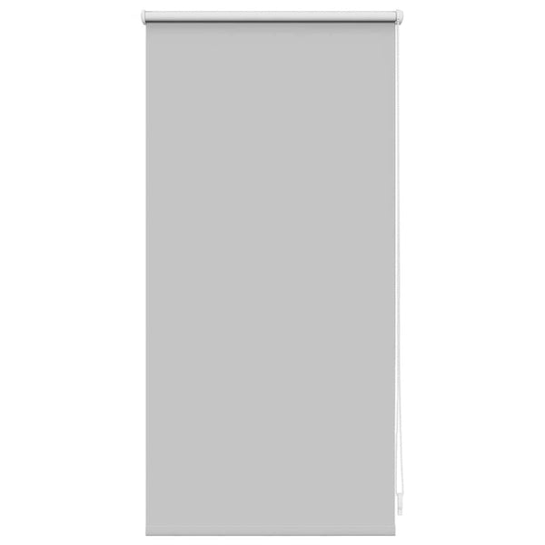 vidaXL Blackout Roller Blind 44.4 x 100 cm, Fabric Width 40 cm, Grey