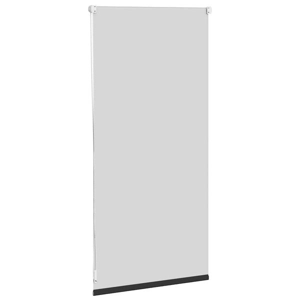vidaXL Blackout Roller Blind 44.4 x 100 cm, Fabric Width 40 cm, Black