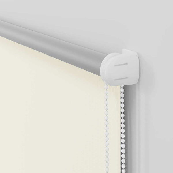 vidaXL Blackout Roller Blind 64.4 x 120 cm, Fabric Width 60 cm, Off-White