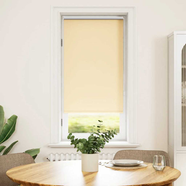 vidaXL Blackout Blind 64.4 x 120 cm, Fabric Width 60 cm, Beige