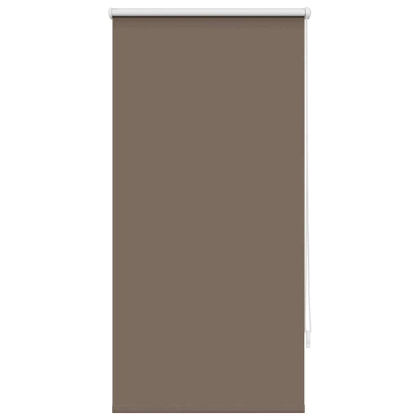 vidaXL Blackout Roller Blind 64.4 x 120 cm, Fabric Width 60 cm, Coffee Brown