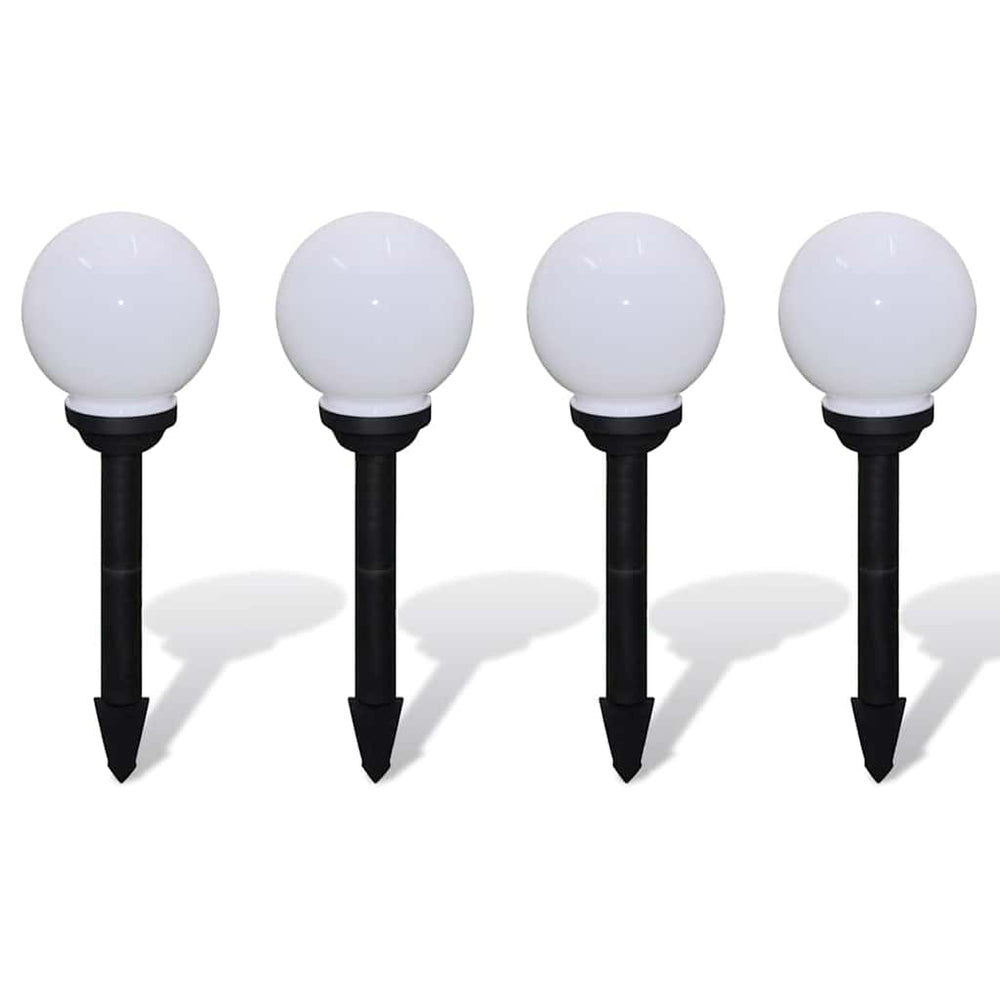 vidaXL Path Lights 4 pcs. LED 15 cm with Ground Spike