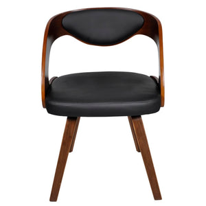 vidaXL Dining Chairs 2 pcs Brown Faux Leather