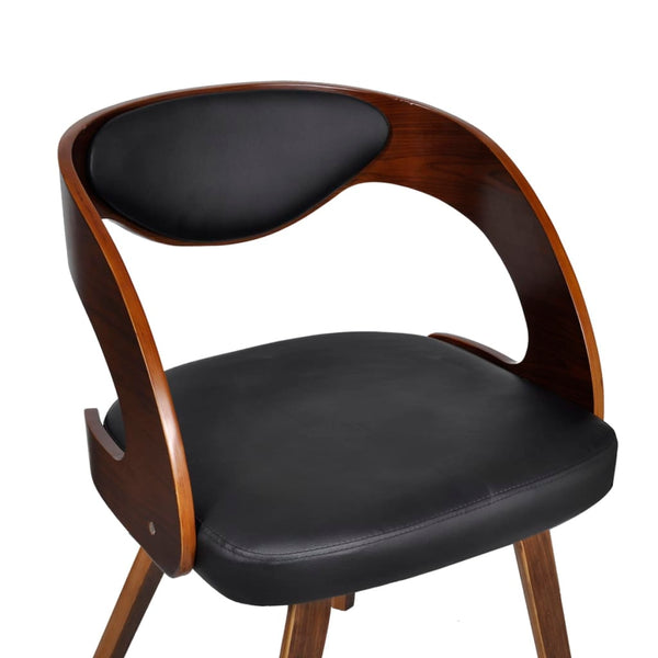 vidaXL Dining Chairs 2 pcs Brown Faux Leather