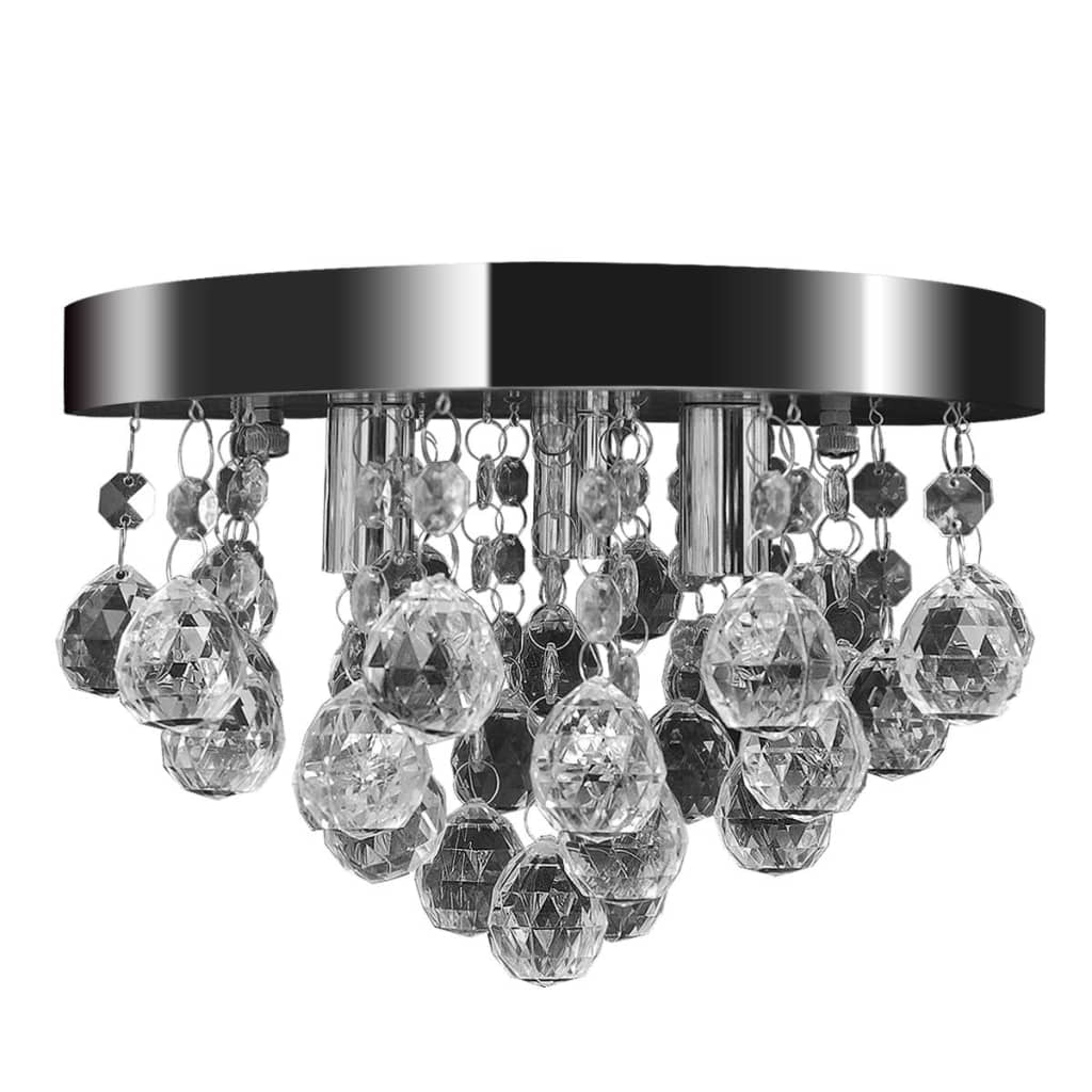 Chandelier Ceiling Light Crystal Design Lustre Chrome