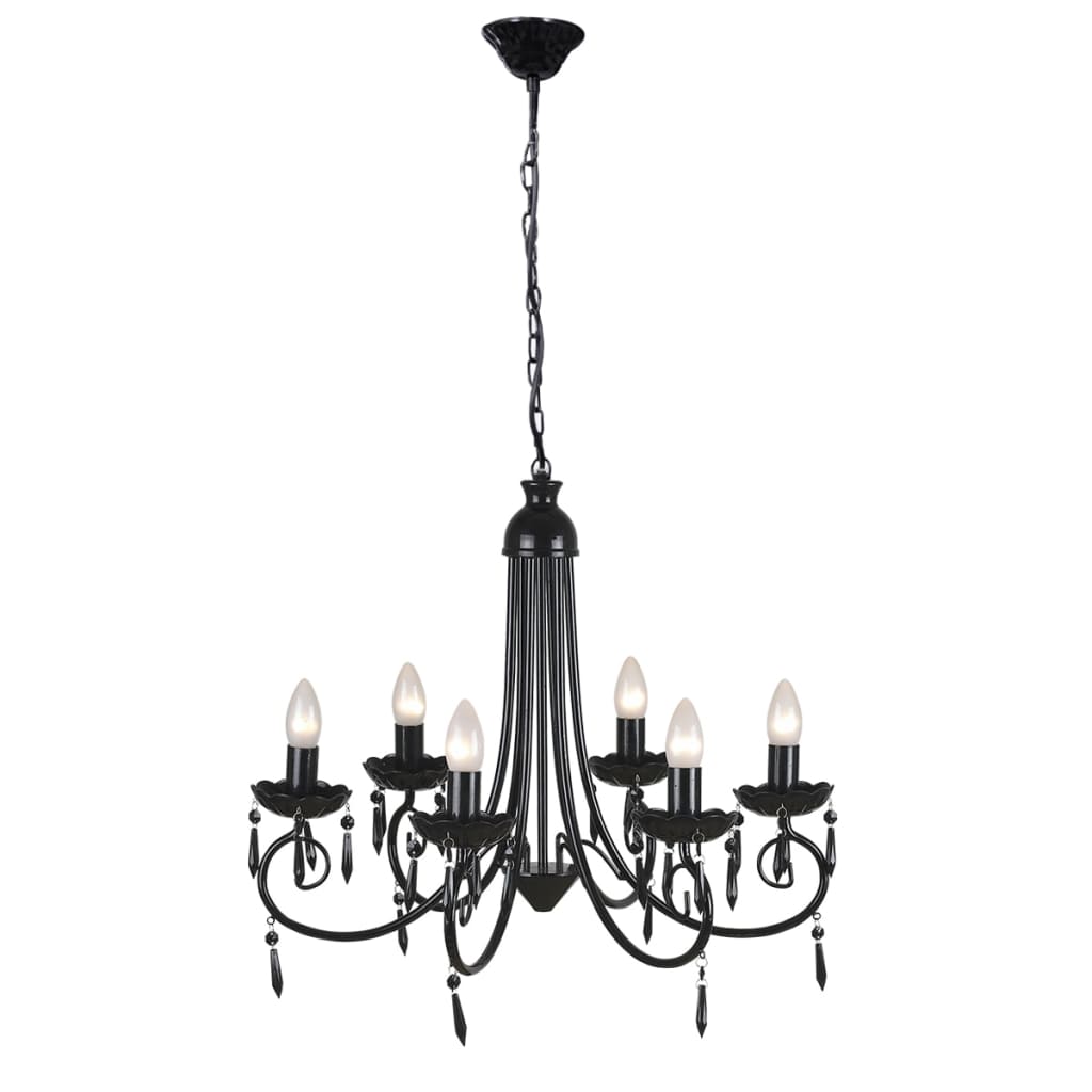 Pendant light, lamp, luminaire, 6 lamp holders