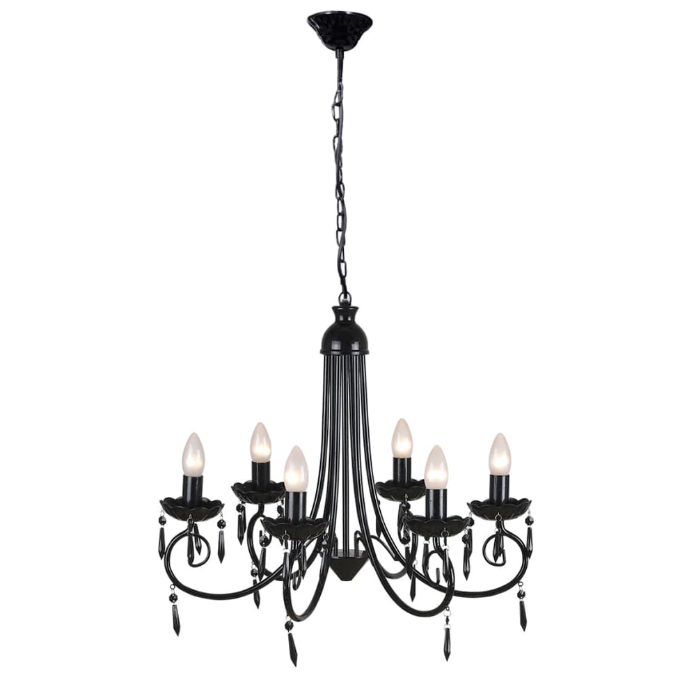 Pendant light, lamp, luminaire, 6 lamp holders