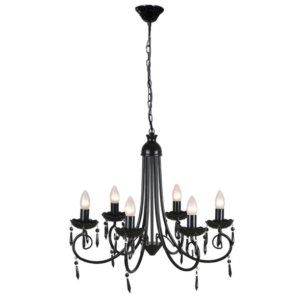 Pendant light, lamp, luminaire, 6 lamp holders