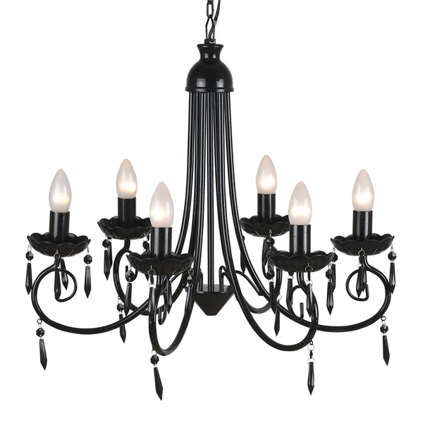 Pendant light, lamp, luminaire, 6 lamp holders