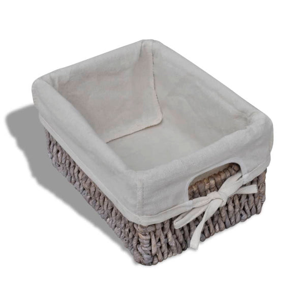 vidaXL Wooden Basket Shelf with 4 Baskets Brown