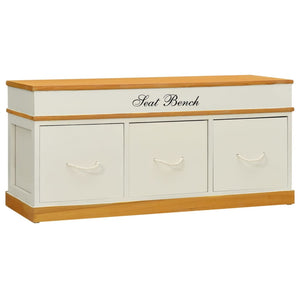 vidaXL Storage Bench Shoe Cabinet Hallway Bench