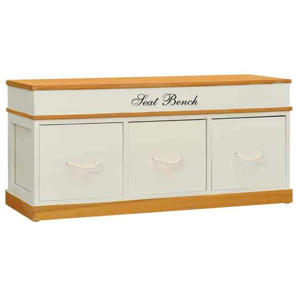 vidaXL Storage Bench Shoe Cabinet Hallway Bench