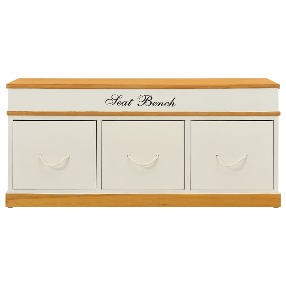 vidaXL Storage Bench Shoe Cabinet Hallway Bench
