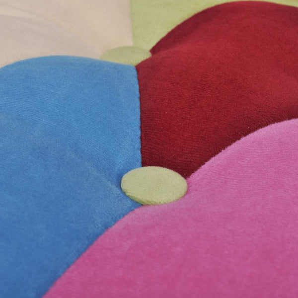 vidaXL French Patchwork Fabric Chair