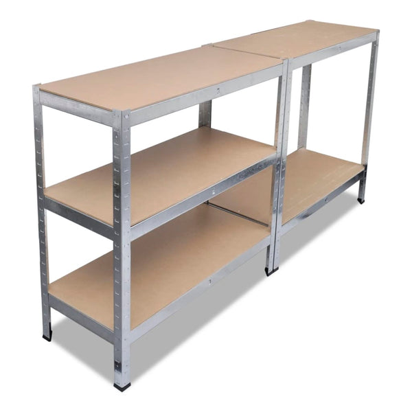 5x Boltless Shelf Unit Storage Rack Heavy Duty Shelf Workshop Shelf