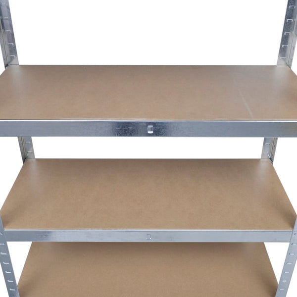 5x Boltless Shelf Unit Storage Rack Heavy Duty Shelf Workshop Shelf