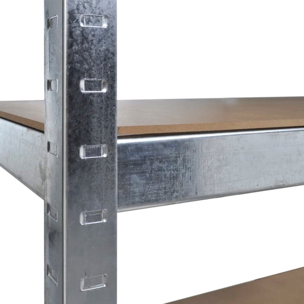 5x Boltless Shelf Unit Storage Rack Heavy Duty Shelf Workshop Shelf