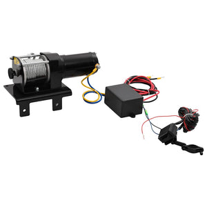 vidaXL 12 V Electric Winch 1360 kg + Mounting Plate Remote Control