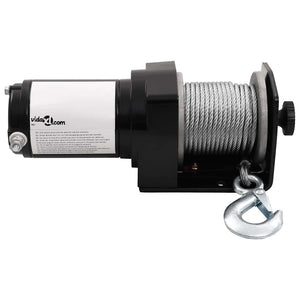 vidaXL 12 V Electric Winch 1360 kg + Mounting Plate Remote Control