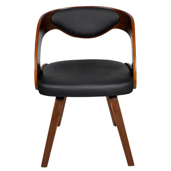 vidaXL Dining Chairs 6 pcs Brown Faux Leather