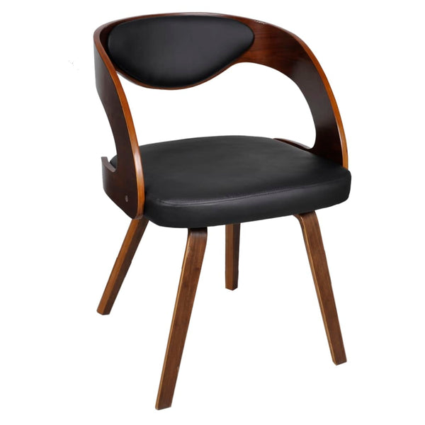 vidaXL Dining Chairs 6 pcs Brown Faux Leather