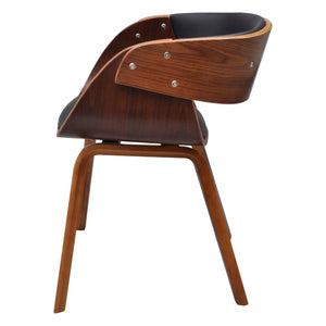 vidaXL Dining Chairs 6 pcs Brown Faux Leather