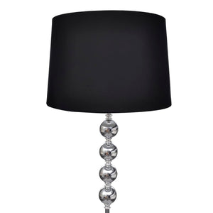 vidaXL Floor Lamp with 4-Sphere Decorative Element Black