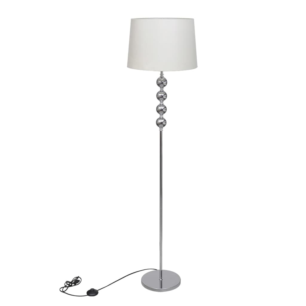 Floor lamp, standard lamp, lamp, light, stand lamp, white