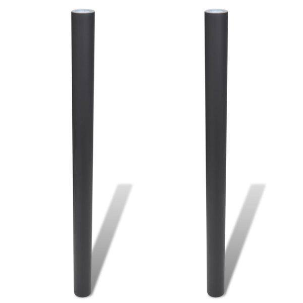 vidaXL Wall Sticker Chalkboard 0.6x3 m 2 Rolls with Chalk