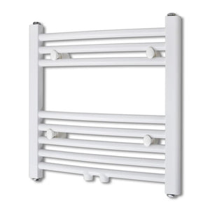 vidaXL Curved Bathroom Radiator Towel Rail 480x480 mm