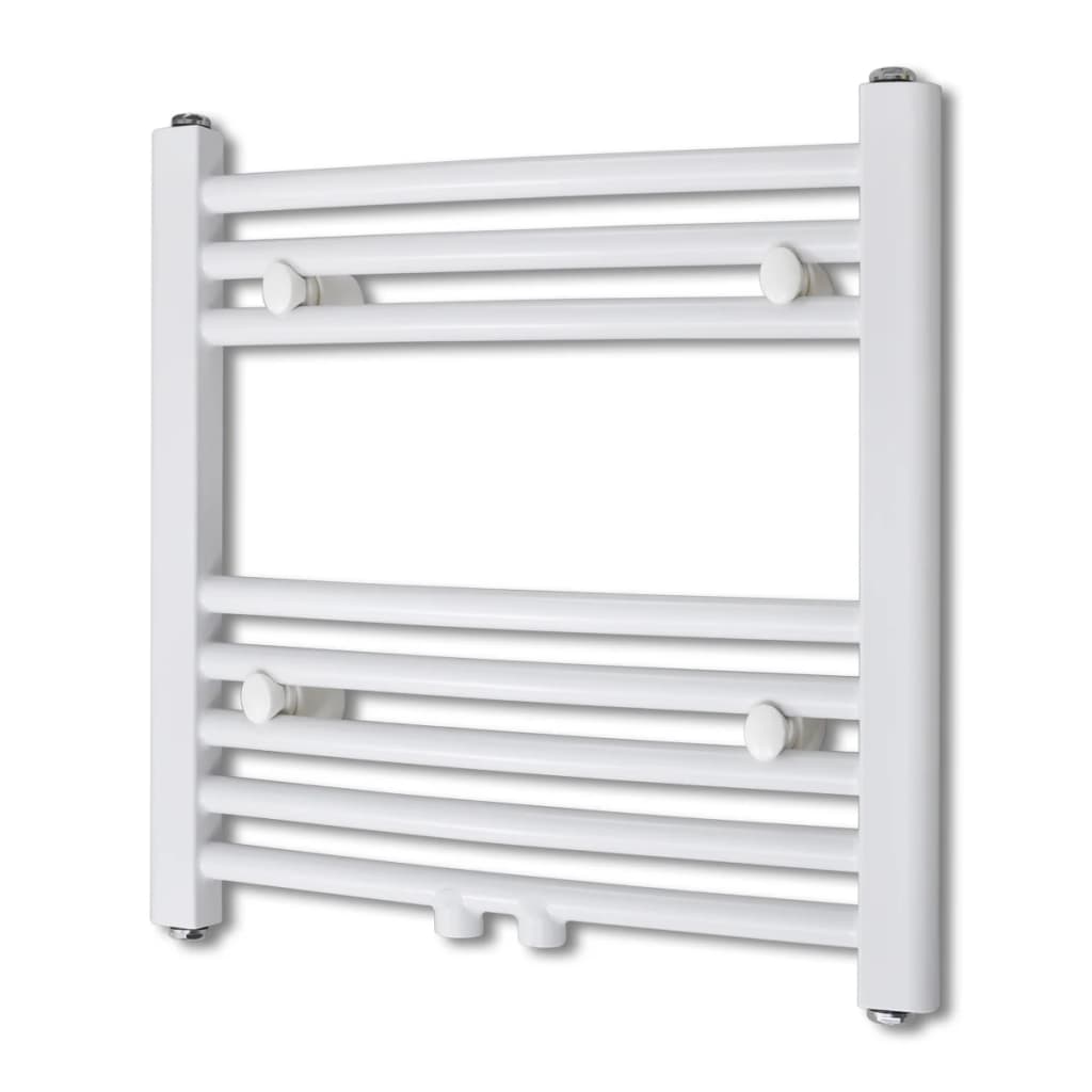 vidaXL Curved Bathroom Radiator Towel Rail 480x480 mm