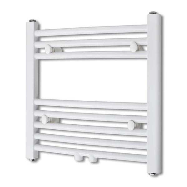 vidaXL Curved Bathroom Radiator Towel Rail 480x480 mm