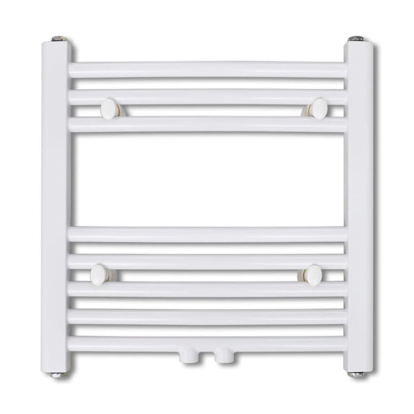 vidaXL Curved Bathroom Radiator Towel Rail 480x480 mm