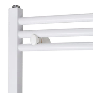 vidaXL Curved Bathroom Radiator Towel Rail 480x480 mm